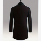 Percival | Men's Long Wool Single-Breasted Overcoat