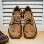 Stanley | Men's Leather Lace-Up Casual Shoes With Cushioned Sole