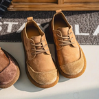 Stanley | Men's Leather Lace-Up Casual Shoes With Cushioned Sole
