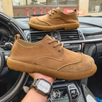 Stanley | Men's Leather Lace-Up Casual Shoes With Cushioned Sole