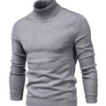 William | Men's Ribbed Turtleneck Knit Sweater