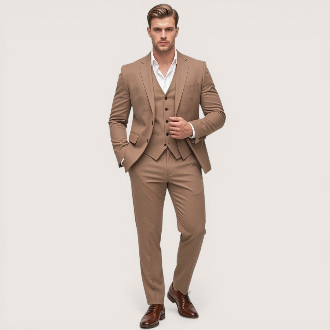 Lorenzo | Men’s Three-Piece Suit Set with Blazer and Waistcoat