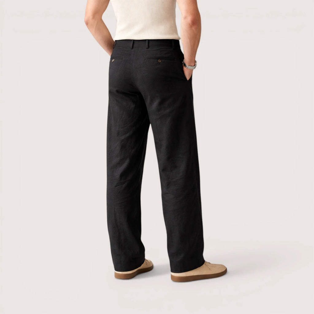 Alverin | Men’s Pleated Tailored Trousers