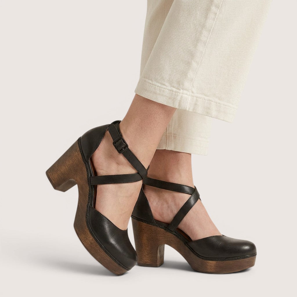 Calira | Women’s Platform Block Heel Mary Jane Shoes