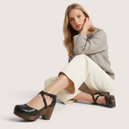 Calira | Women’s Platform Block Heel Mary Jane Shoes