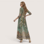 Zareen | Women’s Printed Layered Kurta Set