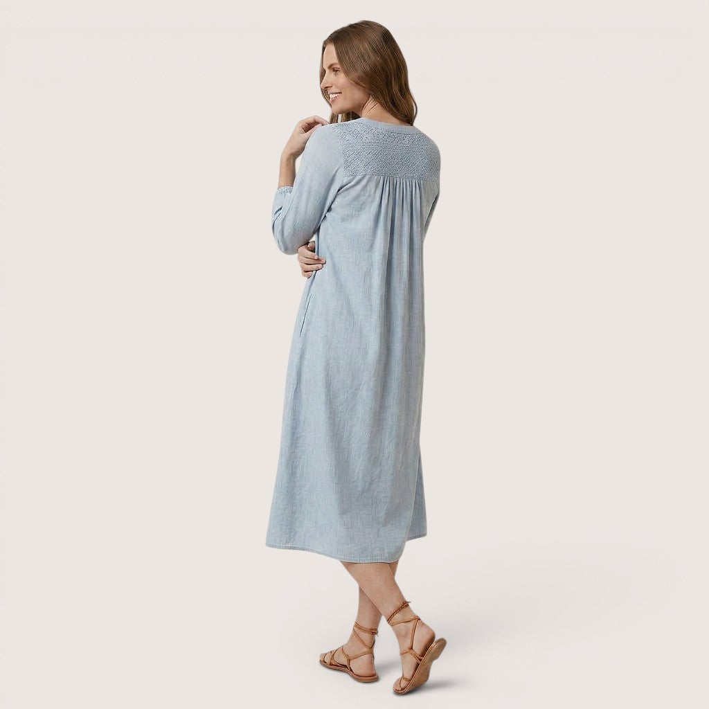 Mirelle | Women’s Hooded Boho Midi Dress
