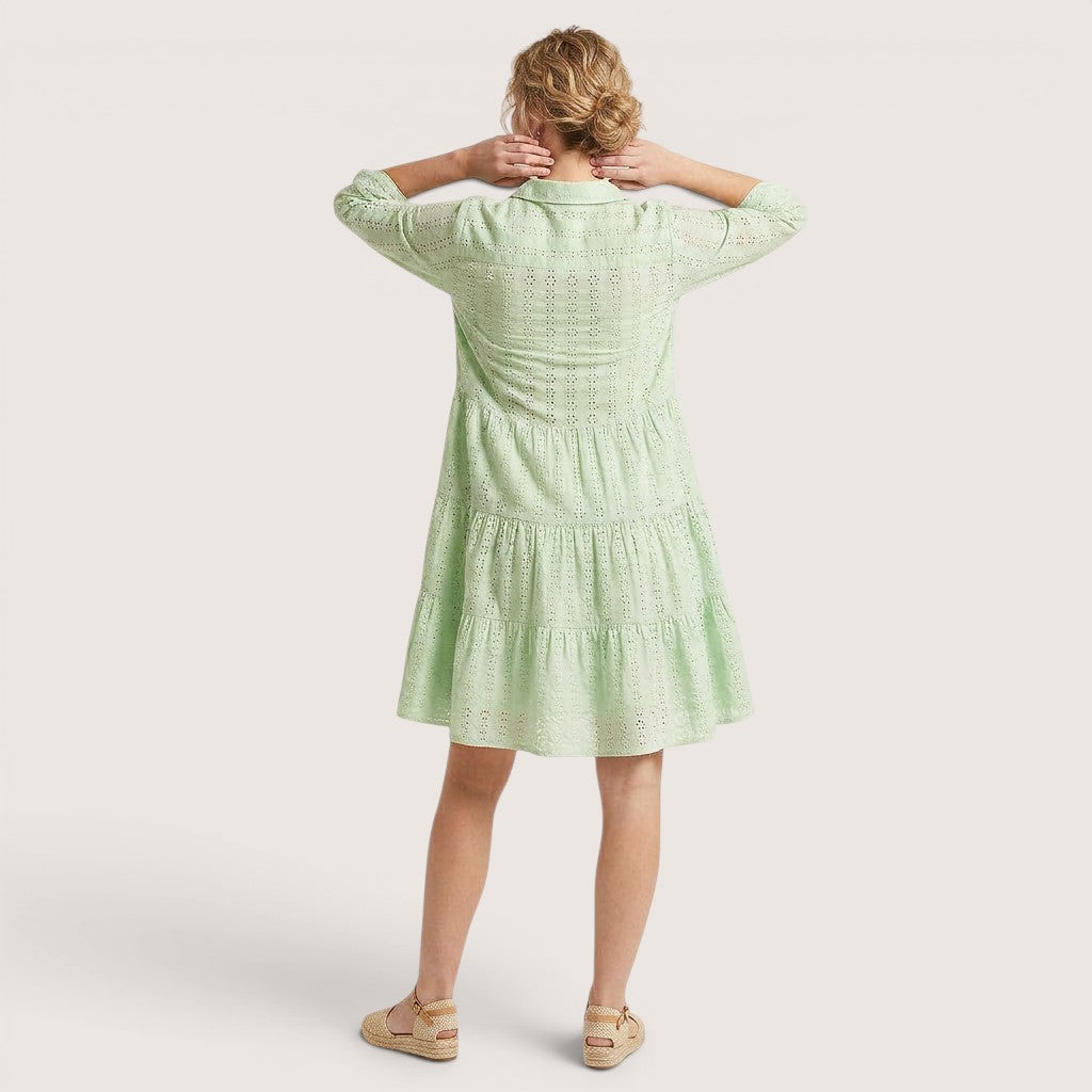 Solira | Women’s Striped Tiered Shirt Dress