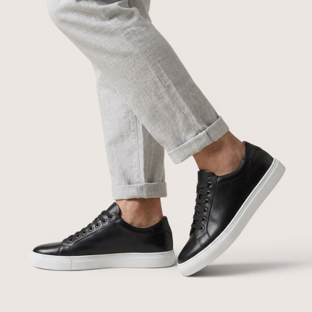 Maver | Men’s Genuine Leather Low-Top Sneakers