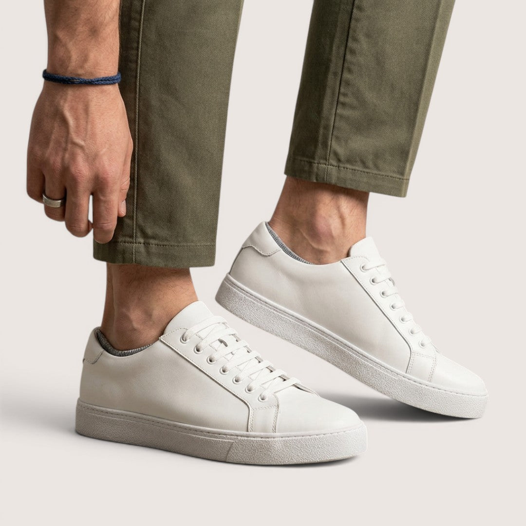 Maver | Men’s Genuine Leather Low-Top Sneakers