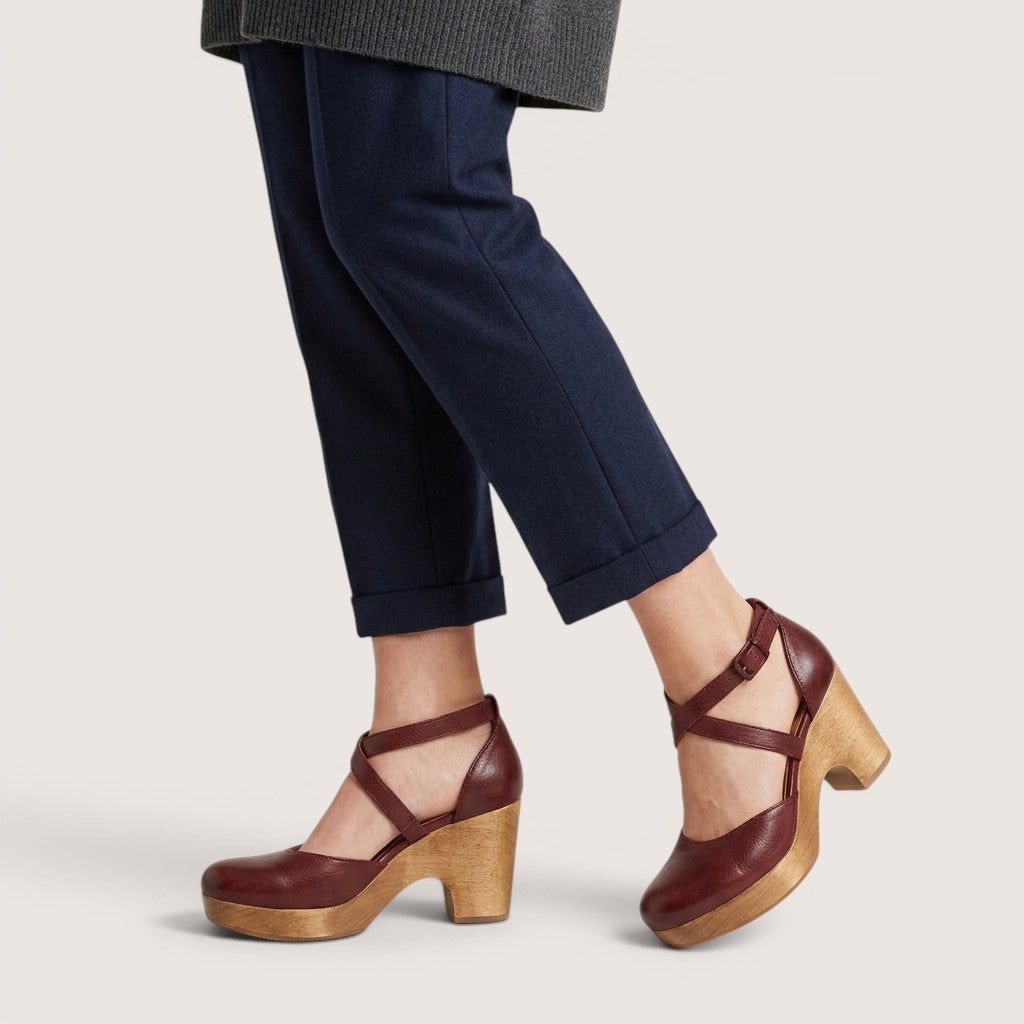 Calira | Women’s Platform Block Heel Mary Jane Shoes