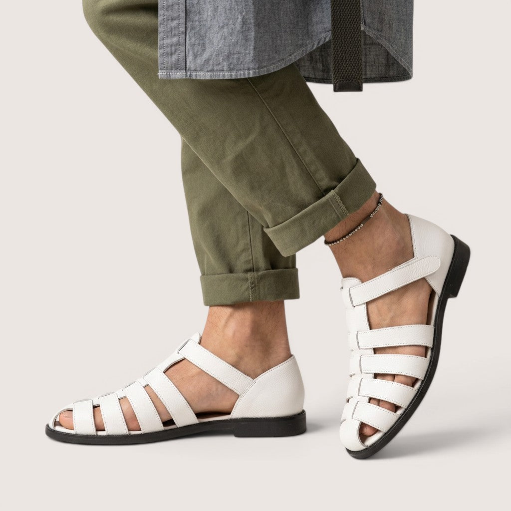Arvello | Men’s Leather Fisherman Sandals