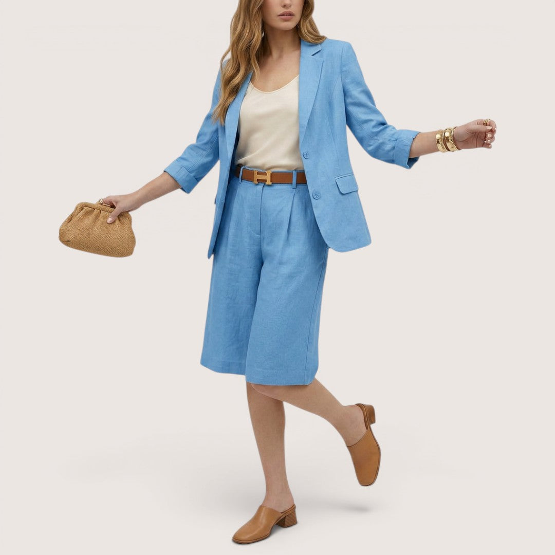 Marvelle | Women’s Blazer & Tailored Shorts Set