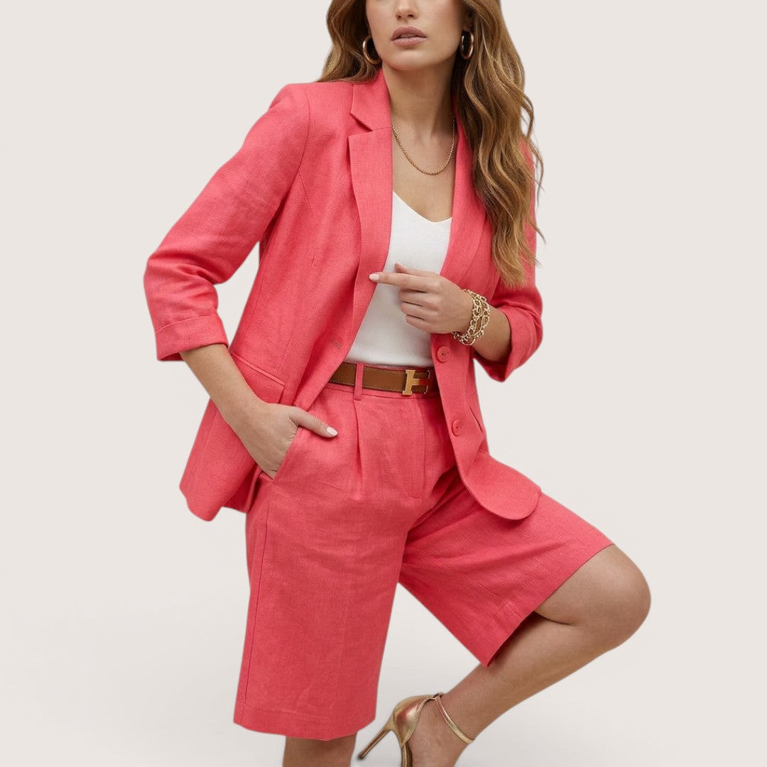 Marvelle | Women’s Blazer & Tailored Shorts Set