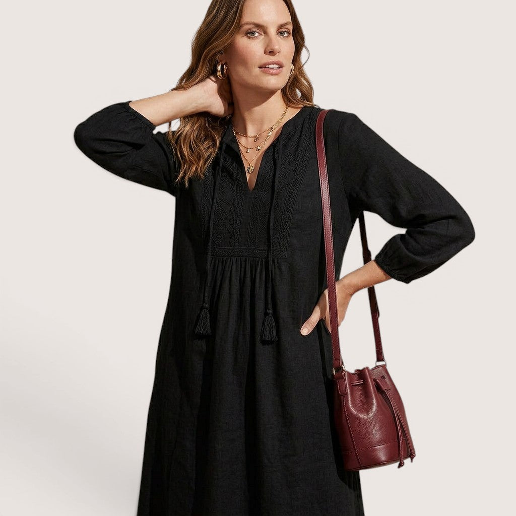 Mirelle | Women’s Hooded Boho Midi Dress