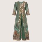 Zareen | Women’s Printed Layered Kurta Set