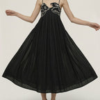 Nerea | Women’s Printed Cami Maxi Dress with Graphic Detail