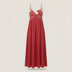 Nerea | Women’s Printed Cami Maxi Dress with Graphic Detail
