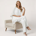 Elina | Women’s Two-Piece Chiffon Top and Wide Leg Pants Set