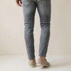 Luca | Men’s Suede Slip-On Loafers with Contrast Sole