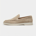 Luca | Men’s Suede Slip-On Loafers with Contrast Sole