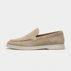 Luca | Men’s Suede Slip-On Loafers with Contrast Sole