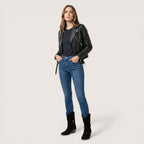 Sienna | Women’s Western Ankle Boots with Perforated Design