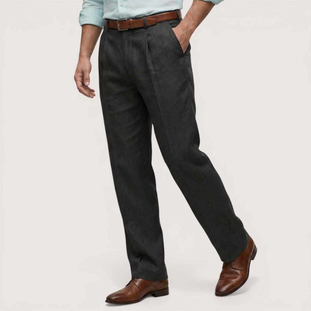 Arlo | Men’s Loose Fit Wide Leg Trousers