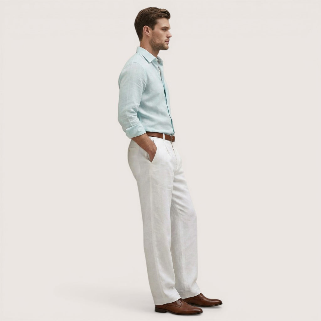 Arlo | Men’s Loose Fit Wide Leg Trousers