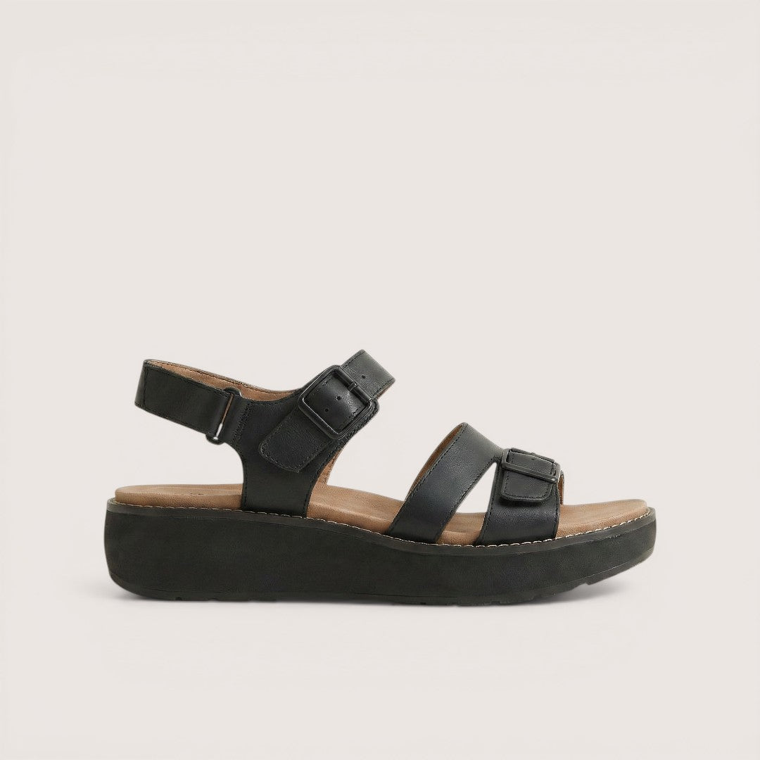 Sora | Women’s Platform Sandals with Double Strap Design