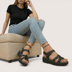 Sora | Women’s Platform Sandals with Double Strap Design