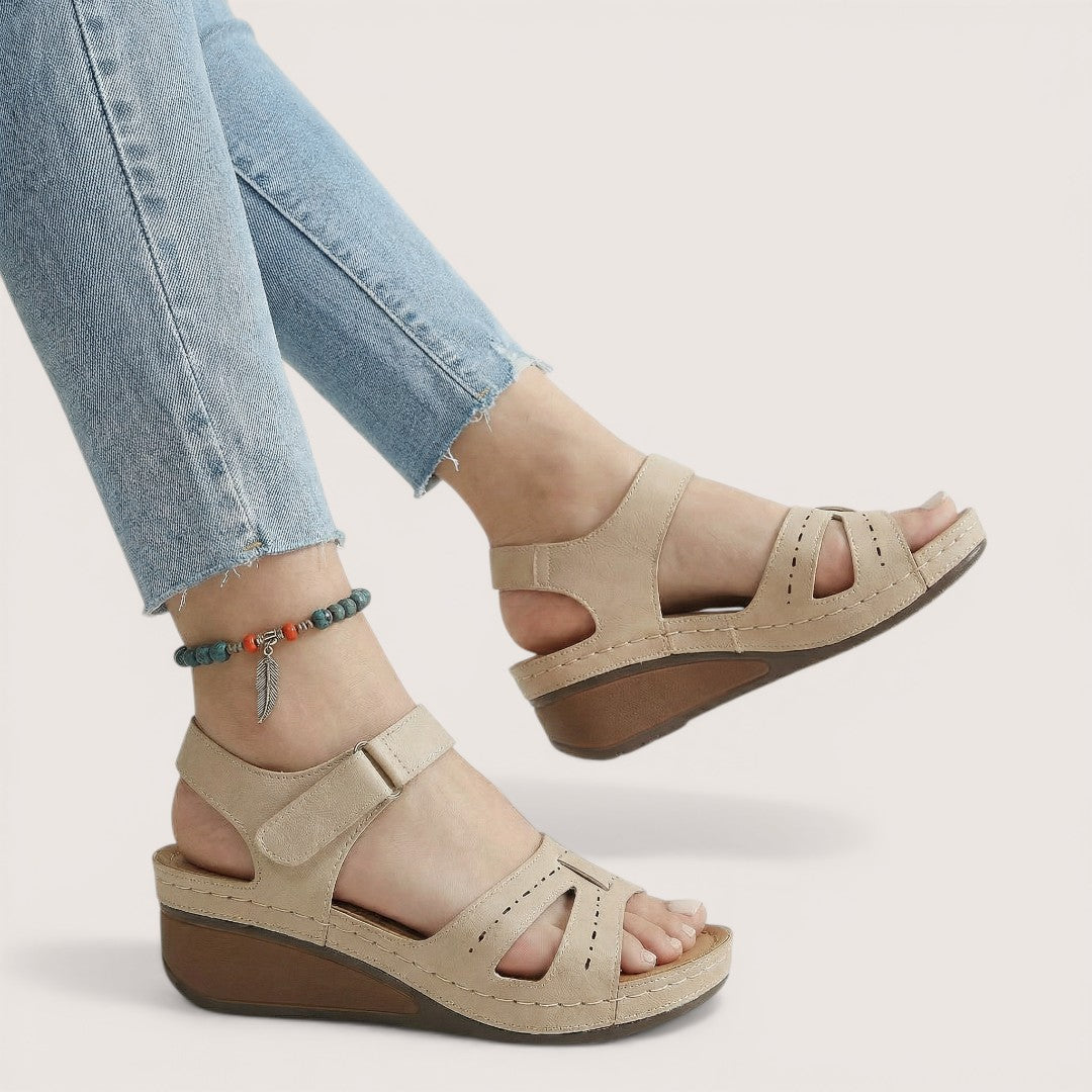 Sora | Women’s Platform Sandals with Double Strap Design