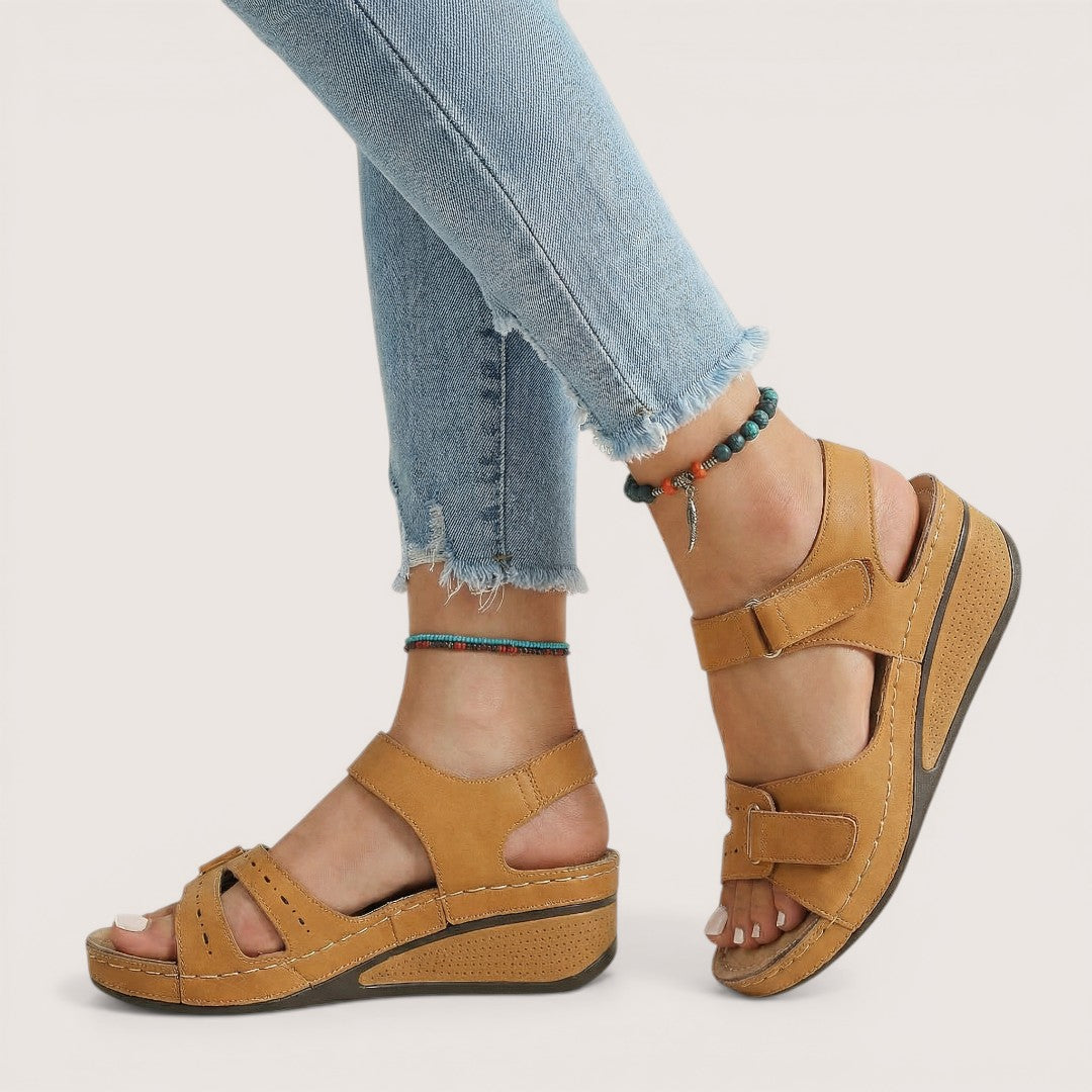 Sora | Women’s Platform Sandals with Double Strap Design