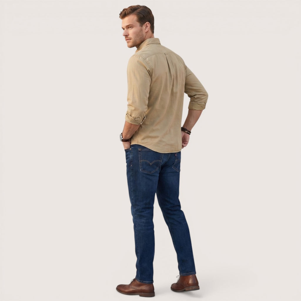 Mason | Men’s Long Sleeve Button-Up Shirt with Classic Fit