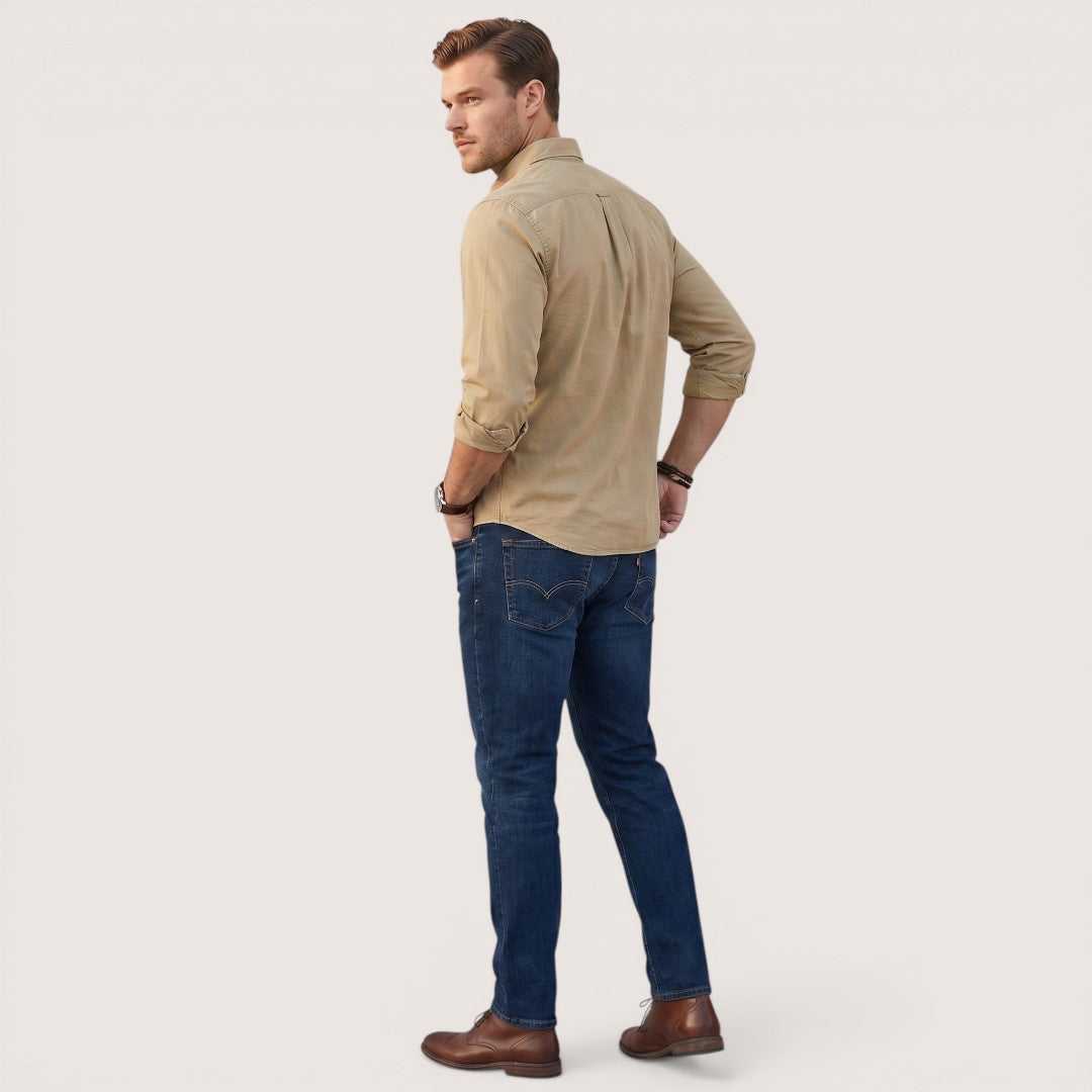 Mason | Men’s Long Sleeve Button-Up Shirt with Classic Fit