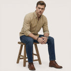 Mason | Men’s Long Sleeve Button-Up Shirt with Classic Fit