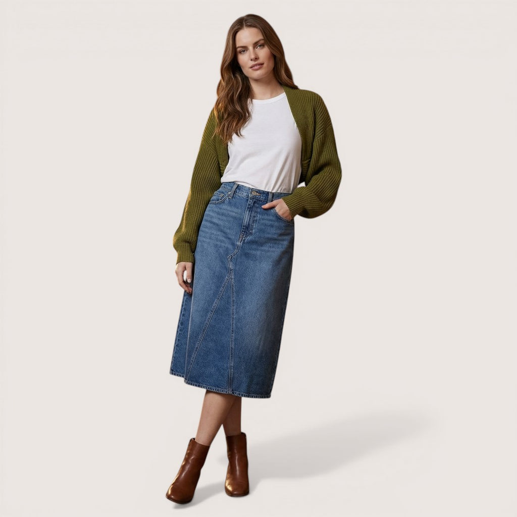 Elowen | Women’s Knit Shrug Cardigan with Open Front