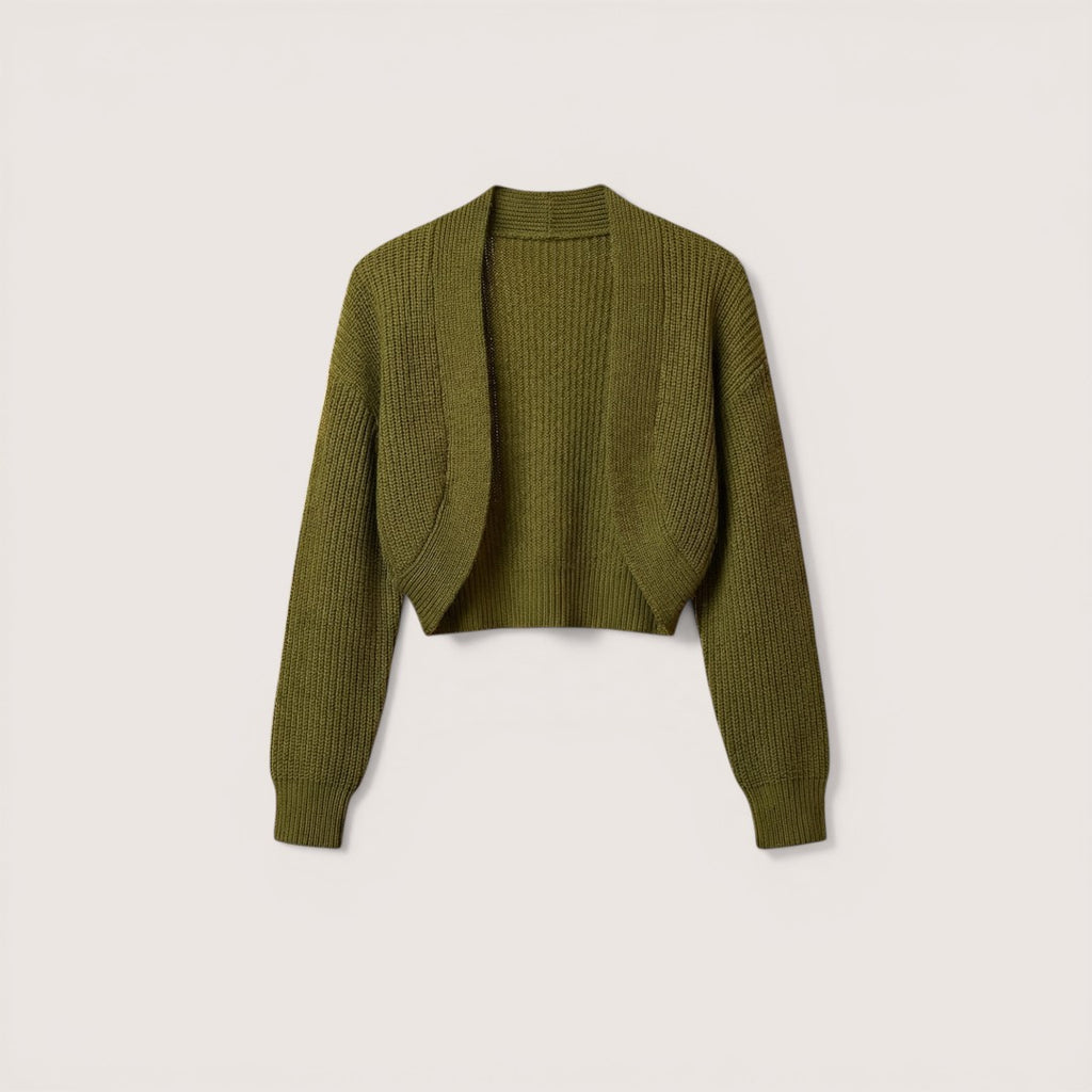 Elowen | Women’s Knit Shrug Cardigan with Open Front