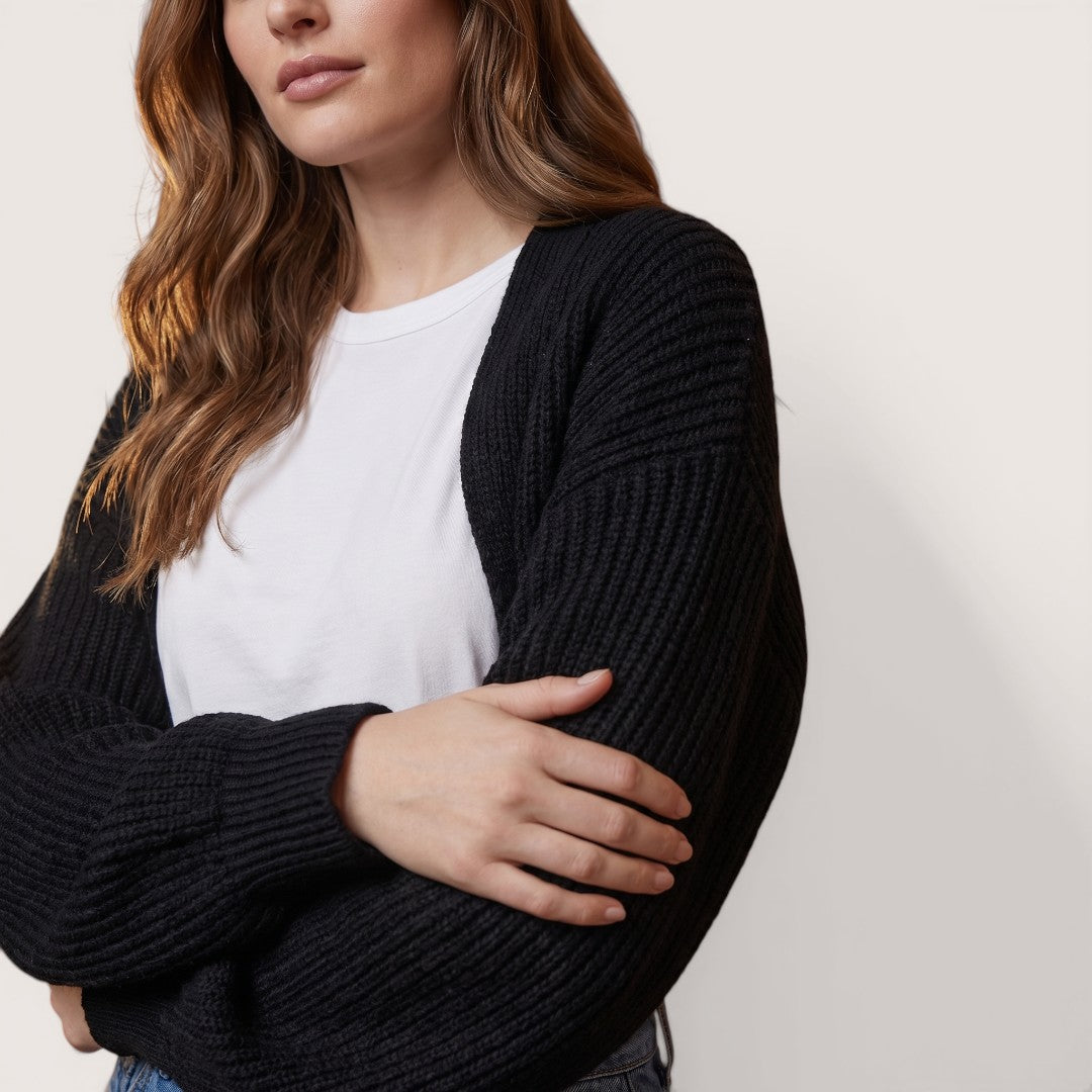 Elowen | Women’s Knit Shrug Cardigan with Open Front