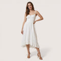 Liana | Women’s Cami Midi Dress with Ruffle Hem