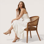 Liana | Women’s Cami Midi Dress with Ruffle Hem