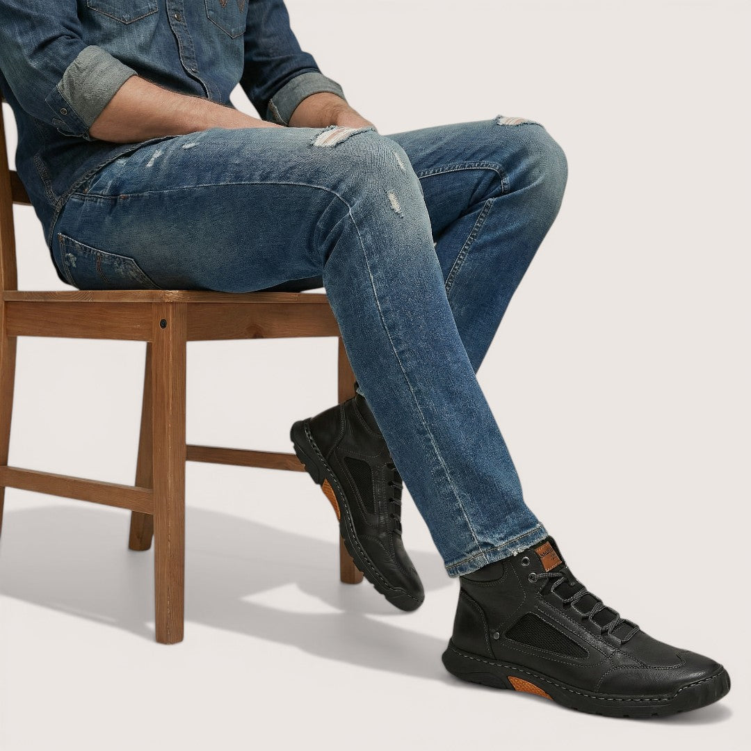 Titan | Men’s High-Top Outdoor Sneakers with Reinforced Sole