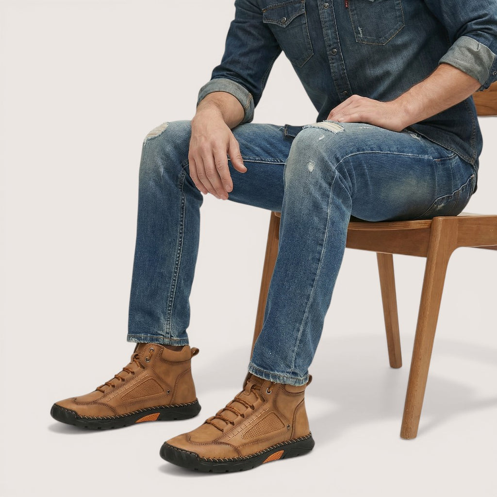 Titan | Men’s High-Top Outdoor Sneakers with Reinforced Sole
