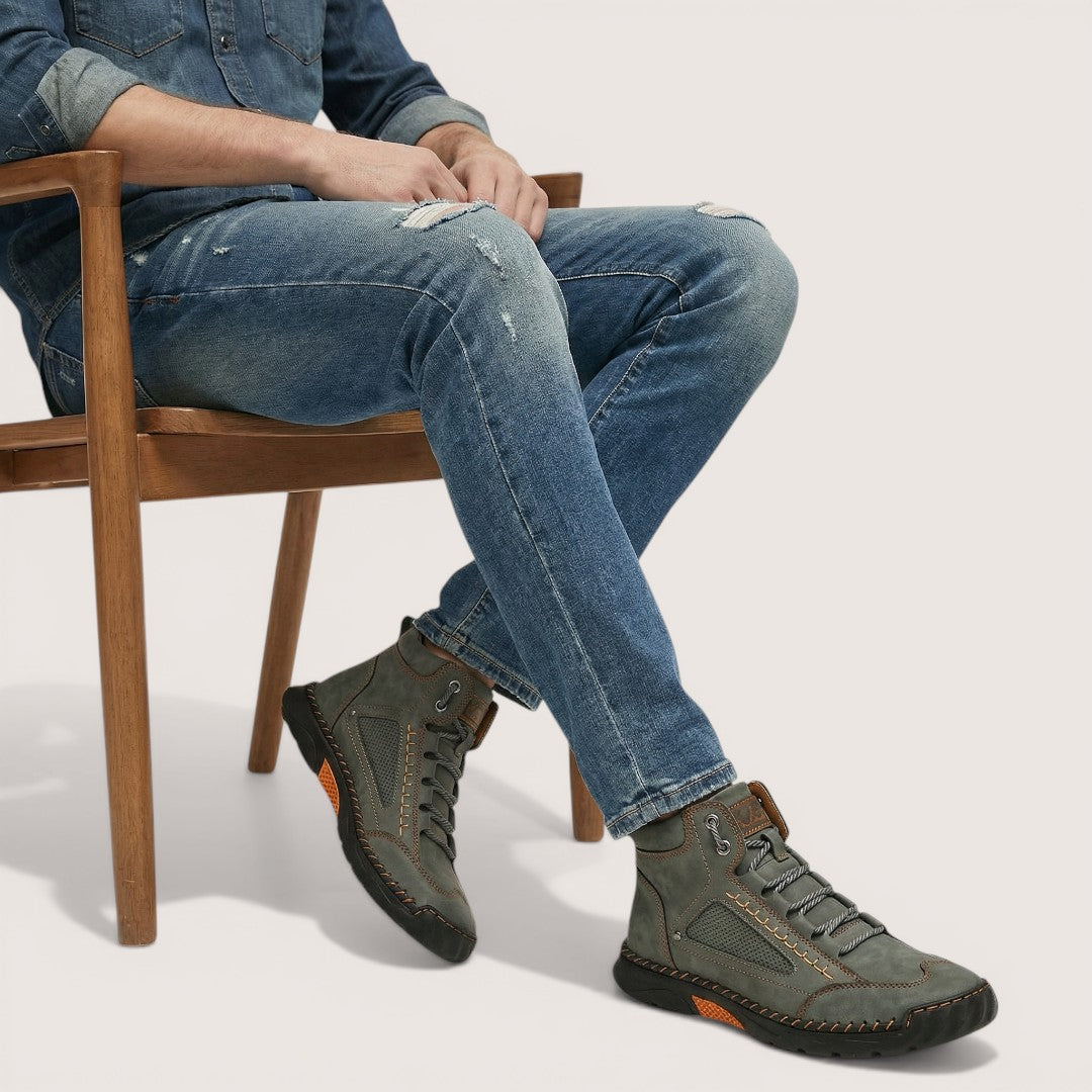 Titan | Men’s High-Top Outdoor Sneakers with Reinforced Sole