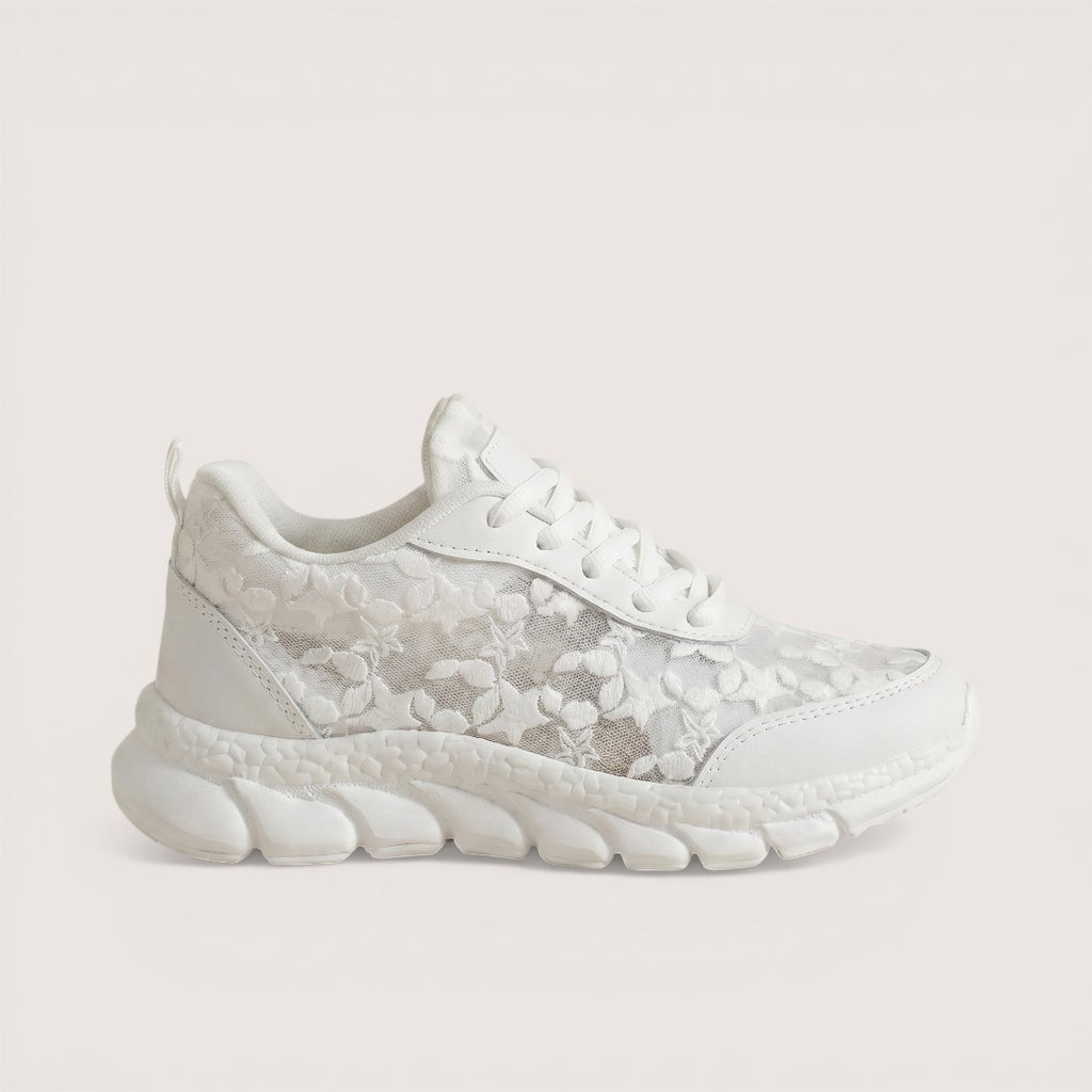 Nova | Women’s Chunky Lace-Up Sneakers with Textured Design