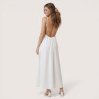 Isla | Women’s Cami Maxi Dress with Open Back