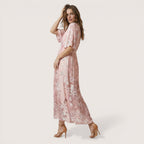 Liora | Women’s Boho Floral Maxi Dress with Loose Fit