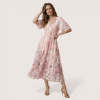 Liora | Women’s Boho Floral Maxi Dress with Loose Fit