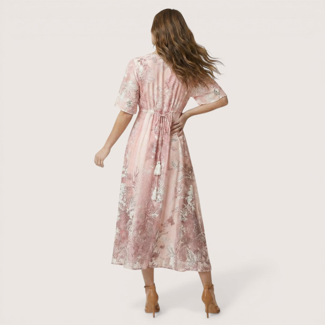 Liora | Women’s Boho Floral Maxi Dress with Loose Fit