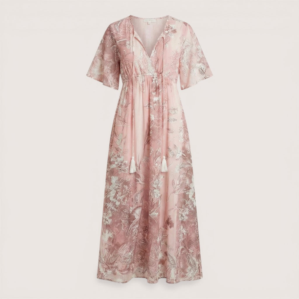 Liora | Women’s Boho Floral Maxi Dress with Loose Fit